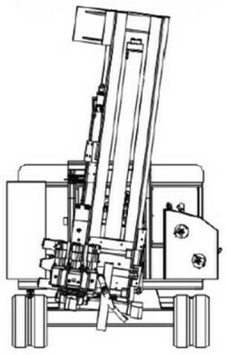 具有水平擺動(dòng)功能的取樣鉆機(jī)