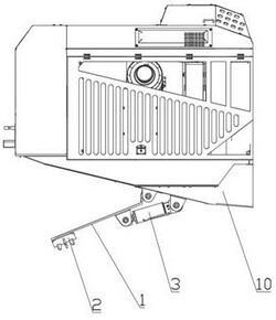 露天鉆機(jī)底盤穩(wěn)定支撐機(jī)構(gòu)