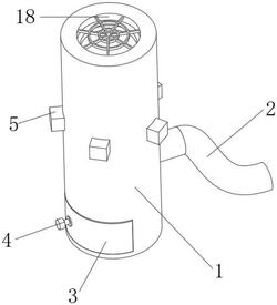 熱力焚燒爐用廢氣分級(jí)過(guò)濾裝置