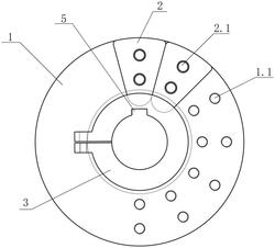 分體式偏心組件及振動(dòng)電機(jī)