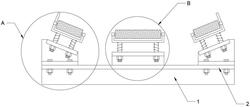 輸送機(jī)用便于維修的皮帶輥