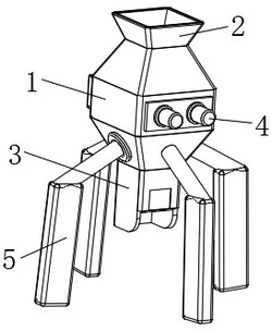 簡(jiǎn)易對(duì)輥式破碎機(jī)