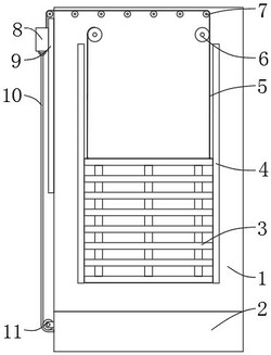 立井提升機(jī)自動(dòng)罐簾門裝置