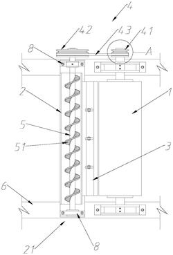 機(jī)尾滾筒刮泥裝置及輸送機(jī)