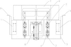 氣動(dòng)頂升臺(tái)和滾筒輸送機(jī)