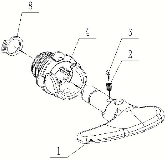 醫(yī)用推車抽屜聯(lián)動鎖閉機(jī)構(gòu)