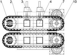 履帶式牽引車輸送帶換帶機