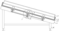用于爬坡皮帶輸送機(jī)的擋板裝置