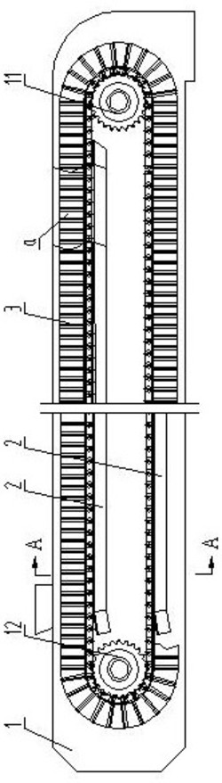 基于滾動(dòng)的輸送槽式輸送機(jī)