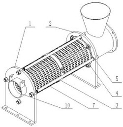 滾筒式固液分離機(jī)的滾筒篩機(jī)構(gòu)