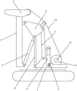 進(jìn)行七米低空作業(yè)的旋挖鉆機(jī)