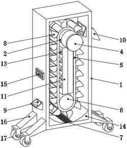 拉緊重錘內(nèi)置的斗式提升機(jī)