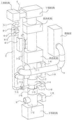 鏈篦機(jī)回轉(zhuǎn)窯球團(tuán)焙燒煙氣的脫硝處理系統(tǒng)及處理方法