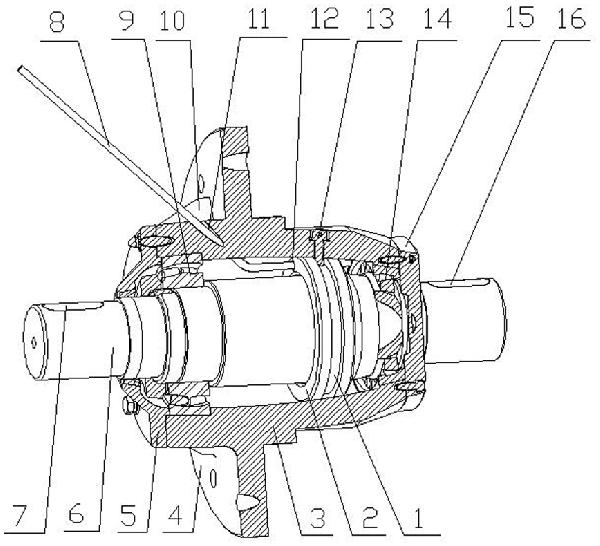 用于清掃車專用風機的傳動組件