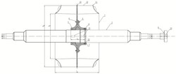 大型雙吸式風(fēng)機降重抗彎轉(zhuǎn)子結(jié)構(gòu)