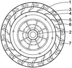 高壓、大流量雙層離心風(fēng)機葉輪結(jié)構(gòu)