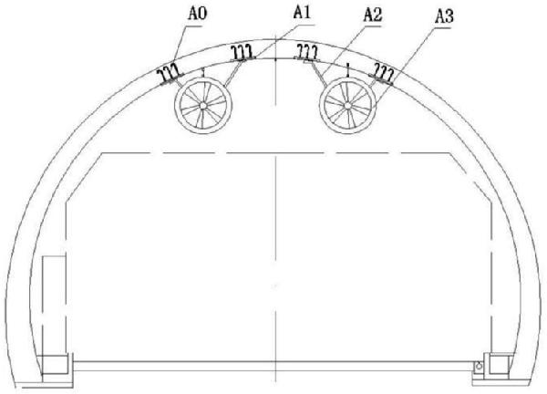 公路隧道風(fēng)機(jī)基礎(chǔ)穩(wěn)定性檢測(cè)位置布設(shè)方法