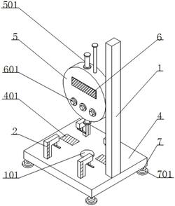 具有輔助矯正結(jié)構(gòu)的測厚儀