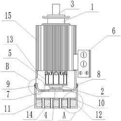 浮選機(jī)主電機(jī)的散熱導(dǎo)流裝置