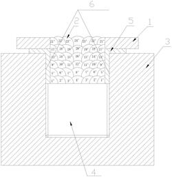 球磨機人孔本體上斷螺桿取出的焊接結(jié)構(gòu)