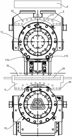 軋機(jī)支撐輥軸承座開(kāi)放式冷卻裝置