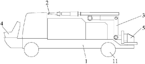 礦用混凝土噴射臺車