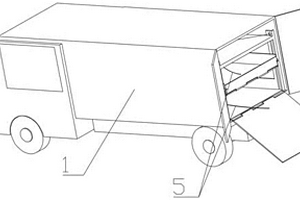 便于取放移動(dòng)小車(chē)的車(chē)載式地質(zhì)雷達(dá)探測(cè)裝置