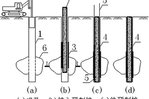 溶洞/土洞地質(zhì)條件下的鉆孔復(fù)合樁結(jié)構(gòu)