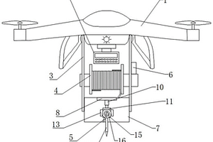 礦產(chǎn)勘探用無人機(jī)載自動(dòng)收放線裝置