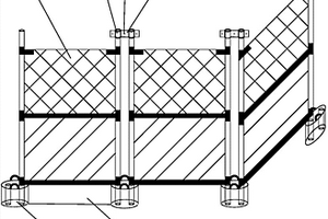用于城市道路地質(zhì)勘探施工圍閉的裝置