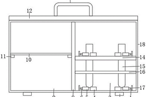 帶有防護(hù)結(jié)構(gòu)的水文地質(zhì)取樣用存放裝置