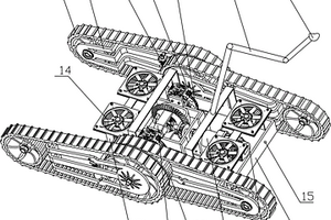 礦山井下探險機器人