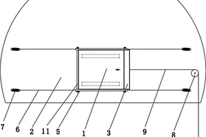 用于隧道超前地質(zhì)預(yù)報(bào)地質(zhì)雷達(dá)輔助裝置