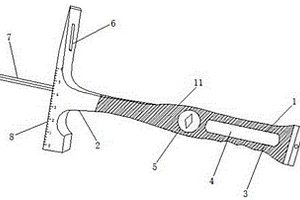 鈾礦地質(zhì)野外工作多功能地質(zhì)錘