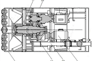 用于巖石地質(zhì)下泥水平衡式頂管掘進(jìn)機(jī)