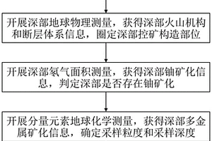 火山巖型鈾多金屬礦深部礦體探測方法