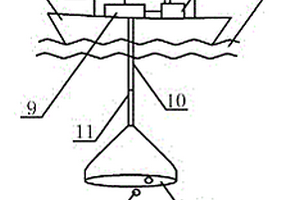 在海洋冷泉區(qū)探測可燃冰礦散發(fā)的氣體的水下勘探裝置