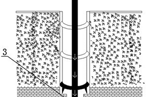 煤層破碎底板固定地錨施工及堅硬物套取的方法