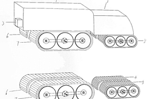 四個(gè)履帶式行走輪農(nóng)用車(chē)