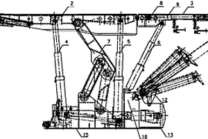 六柱支撐式采煤充填液壓支架