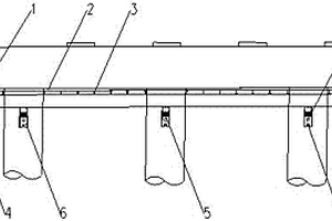 雙鋼棒法施工橋梁蓋梁的裝置