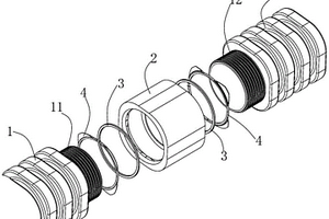 雙向防脫密封式管材連接結(jié)構(gòu)