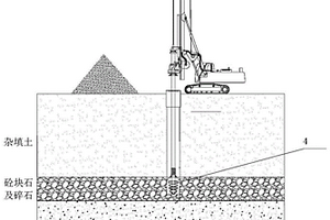 涉及深層混凝土塊、碎石層的旋挖鉆孔施工方法及專用旋挖鉆孔設(shè)備