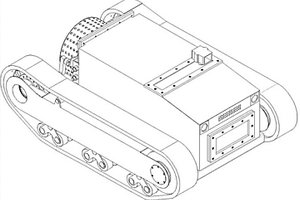 使用差動連桿履帶底盤的礦用救援機(jī)器人