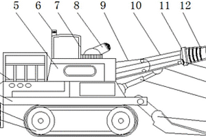 鉆頭防積料的煤礦掘進(jìn)機(jī)