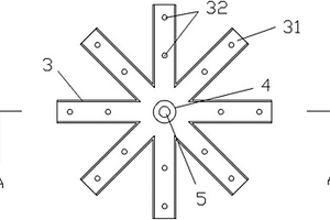 米字型供電電極布設(shè)裝置及其配套使用的伸縮標(biāo)尺