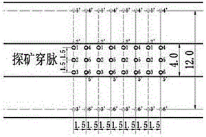 二步驟采場回采的深孔布置工藝