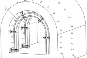 隧道巖溶支撐裝置