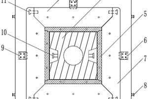 米級尺度回填材料大型方形砌塊壓制模具及砌塊制備方法