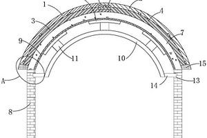 適用于大斷面暗挖隧道的加強拱蓋結(jié)構(gòu)